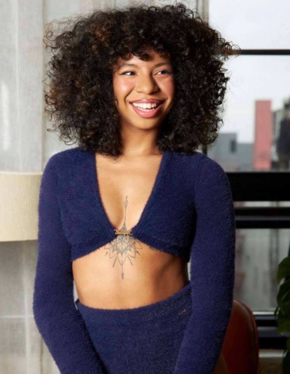 Savage X Fenty Fluff It Up PJ Crop Top